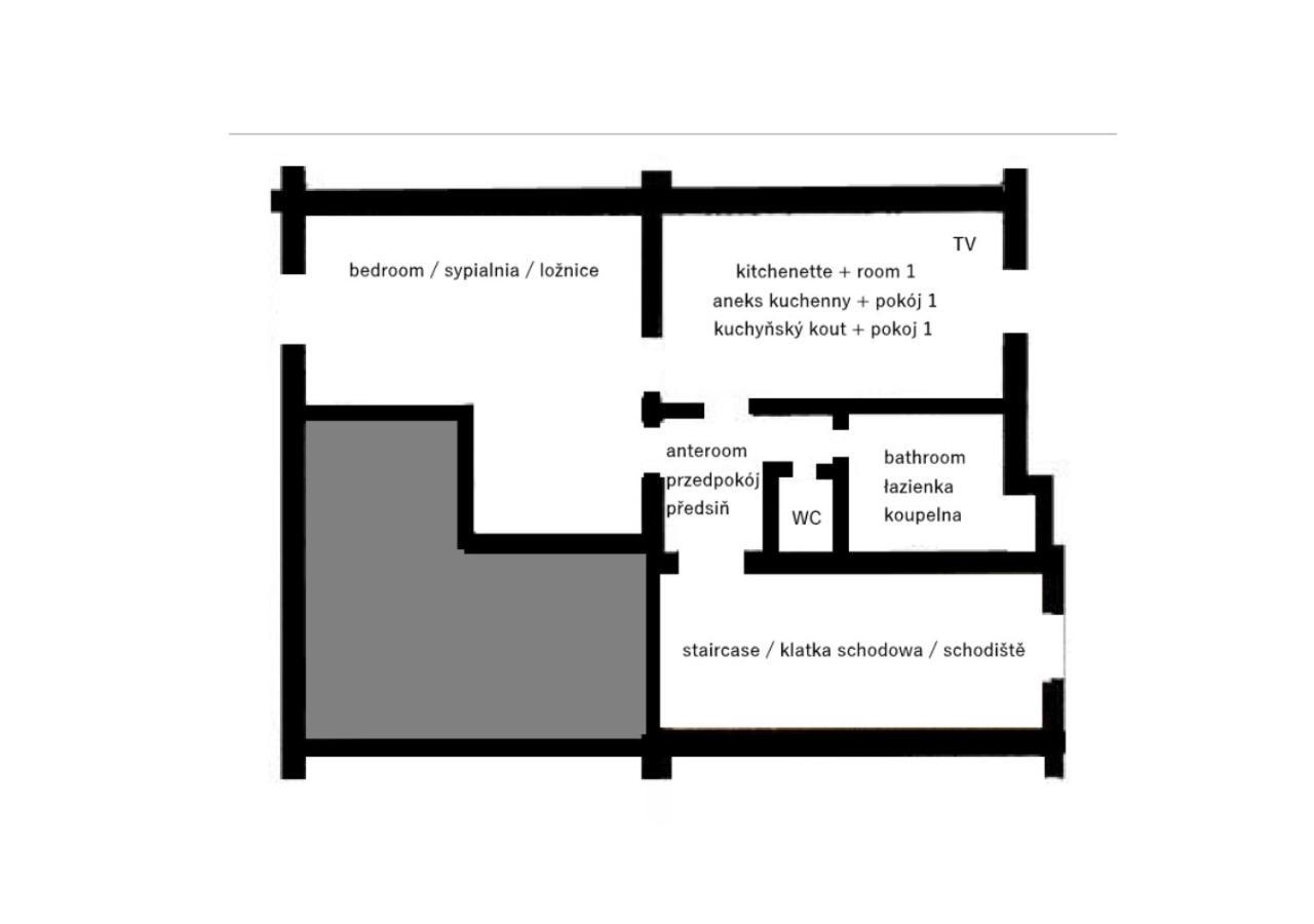 Pod Nachodskym Zamkem Apartment Екстериор снимка